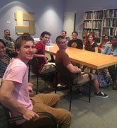 Capstone class in the USFCAM conference room