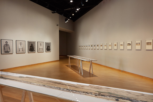 Installation view of Miki Kratsman: People I Met exhibition at USF Contemporary Art Museum. Photo: Will Lytch.