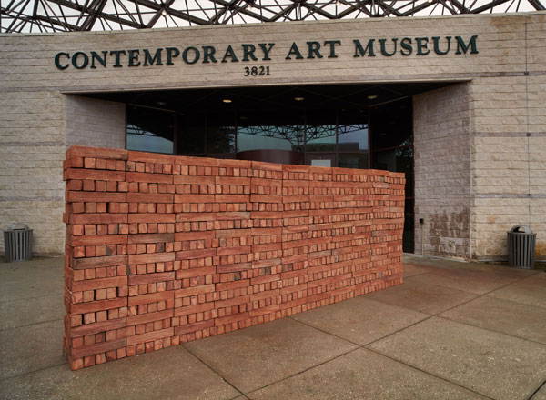 Bosco Sodi, Muro, 2017-2019. USF Contemporary Art Museum. Photo: Will Lytch.