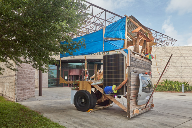 Installation view of Out To Pasture exhibition at USF Contemporary Art Museum. Work by Maxwell Parker. Photo: Will Lytch.