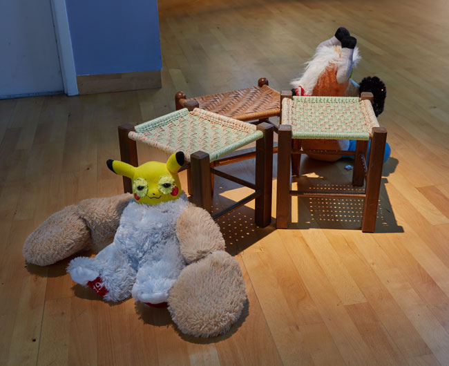 Installation view of Out To Pasture exhibition at USF Contemporary Art Museum. Work by Nadia Ivanova. Photo: Will Lytch.