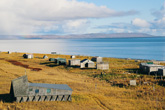 Nalikutaar Jacqueline Cleveland, Umkumiut (People of the Cliffs) is a seasonal hunting and fishing camp situated near Toksook Bay, Alaska. 2017. Courtesy the artist.