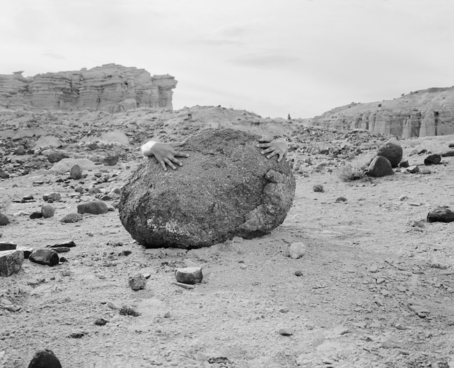 Koyoltzintli, Spider Woman Embrace, Abiquiú, New Mexico, 2019, from the series MEDA, 2018/19. archival pigment print. 24 x 30 inches. Courtesy of the artist. 