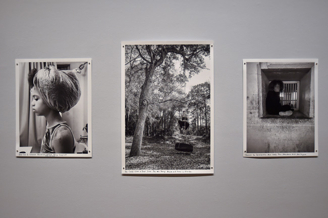 Installation view of I Keep The Ladders Clean: 2024 MFA Thesis exhibition at USF Contemporary Art Museum. Photo: Don Fuller.