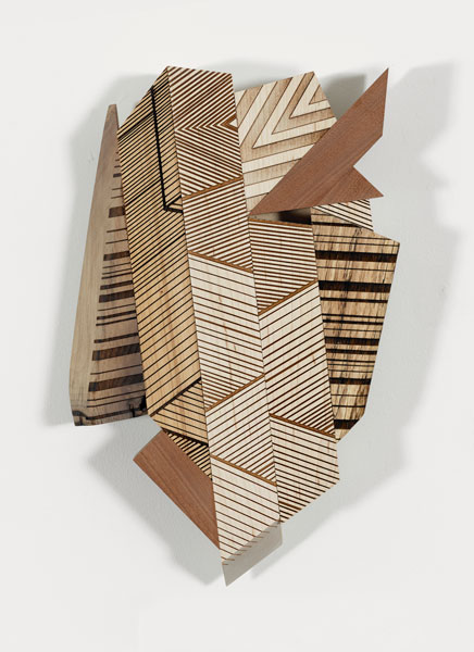 Jason Middlebrook, Parts To Make Whole #4, 2019, Cypress, Oak, Cherry, Maple, Spanish Cedar and Walnut, 17-1/2 x 11 x 2-5/8 inches