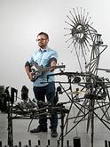 Pedro Reyes with his installation Disarm, 2012. (photo: Ken Adlard) 