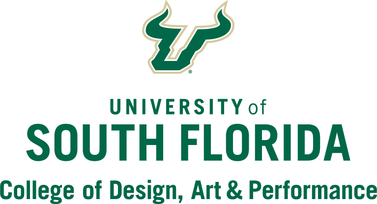 USF College of Design, Art & Performance logo