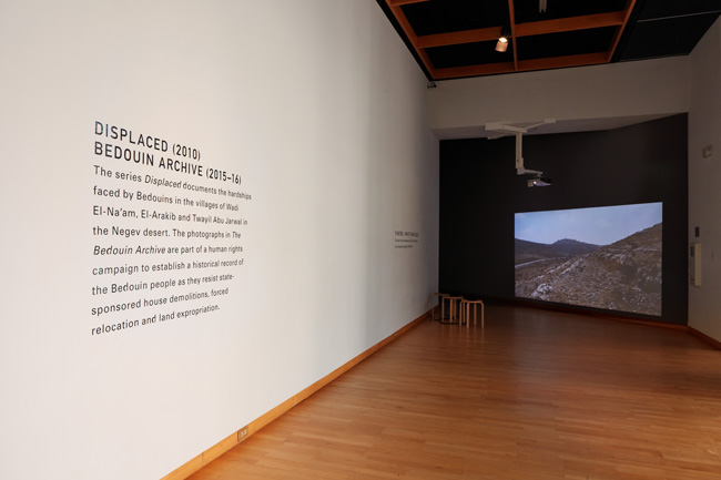 Installation view of Miki Kratsman: People I Met exhibition at USF Contemporary Art Museum. Photo: Will Lytch.