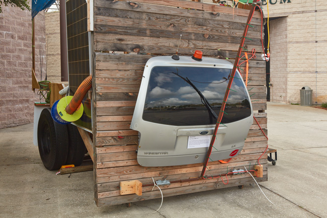 Installation view of Out To Pasture exhibition at USF Contemporary Art Museum. Work by Maxwell Parker. Photo: Will Lytch.