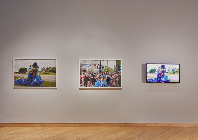 Wanda Raimundi-Ortiz, EXODUS | PILGRIMAGE, 2019. Courtesy of the artist. Installation view of Constant Storm exhibition at USF Contemporary Art Museum. Photo: Will Lytch.