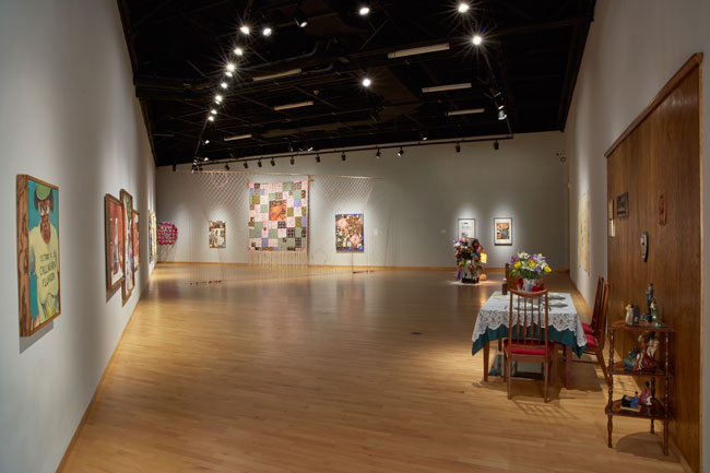 Installation view of Out To Pasture exhibition at USF Contemporary Art Museum. Work by Ian Wilson Photo: Will Lytch.